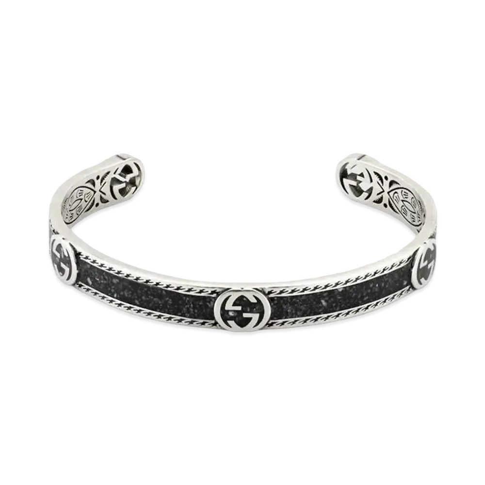 GUCCI Interlocking G Bracelet "Silver"