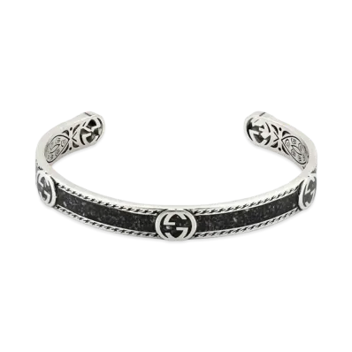 GUCCI Interlocking G Bracelet "Silver"