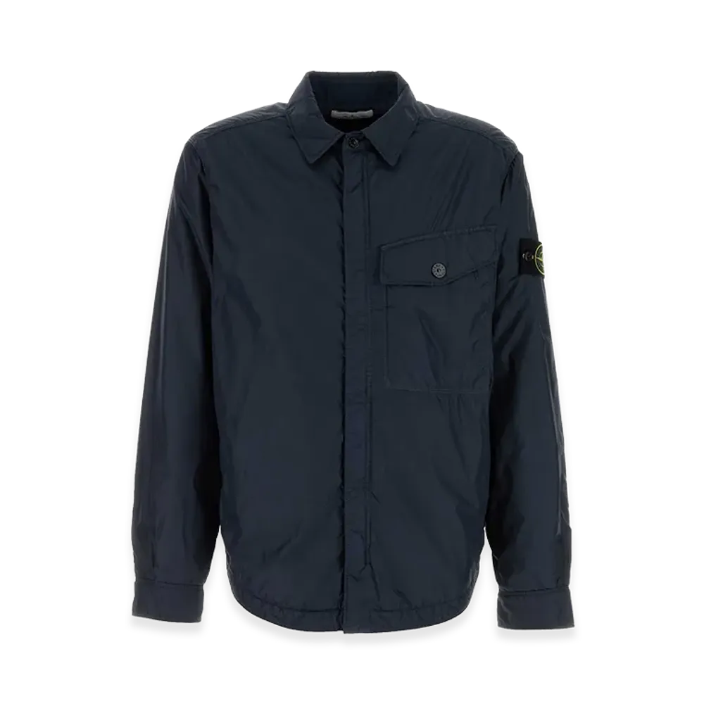 Stone Island Navy Blue Nylon Padded Jacket "Blue"