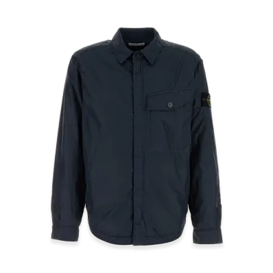 Stone Island Navy Blue Nylon Padded Jacket "Blue"