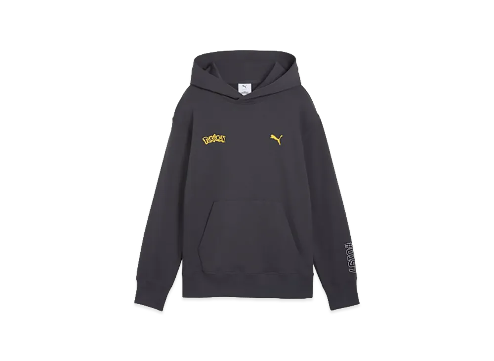 PUMA x Pokemon Kids Relaxed Graphic Hoodie TR "Strong Gray"