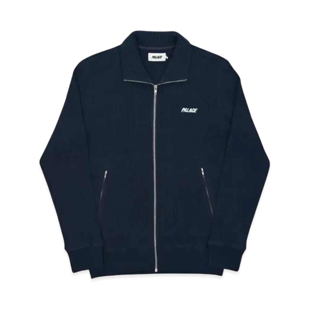 PALACE Waffled Track Top "Navy"