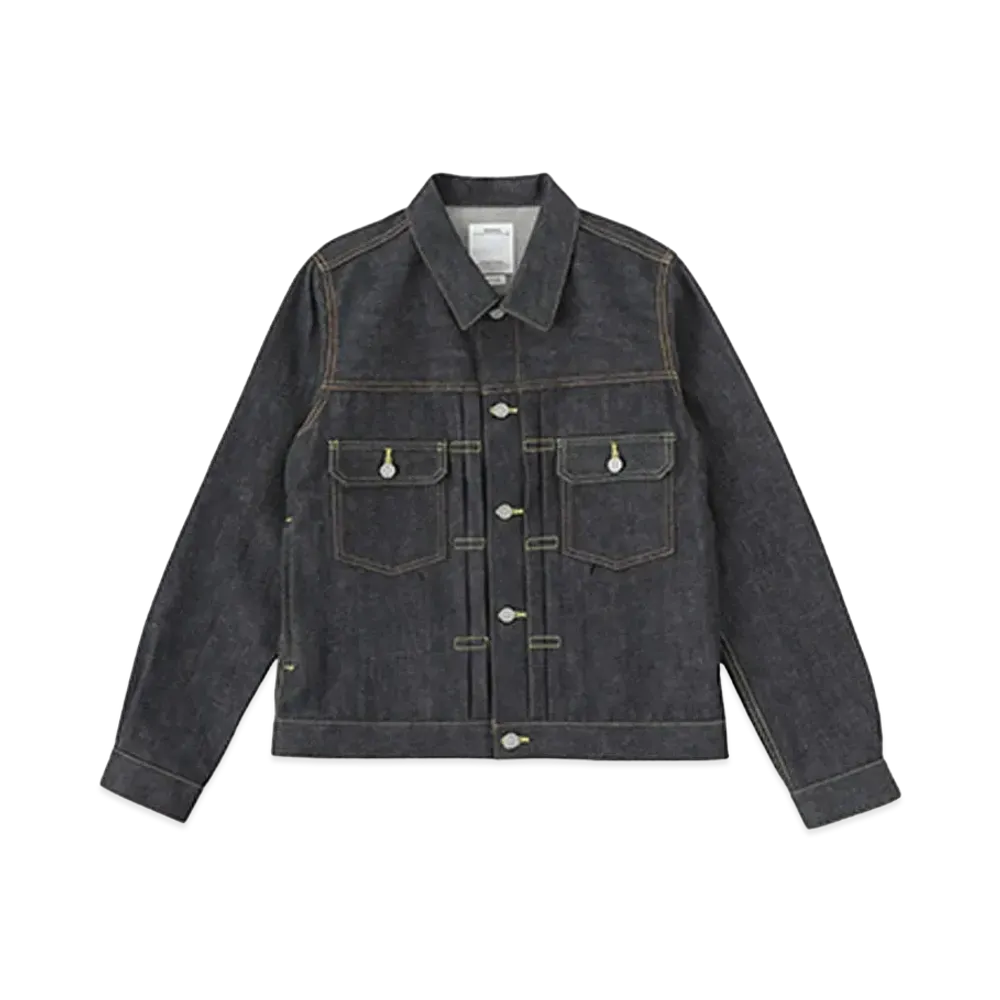 visvim SS 101 JKT BLK UNWASHED "Denim"