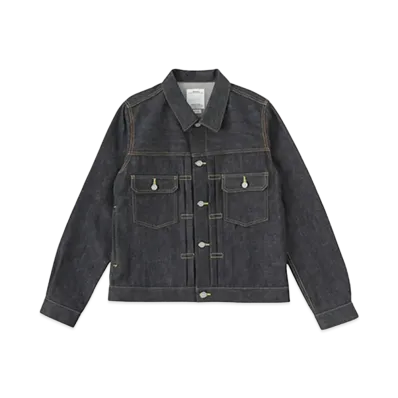 visvim SS 101 JKT BLK UNWASHED "Denim"