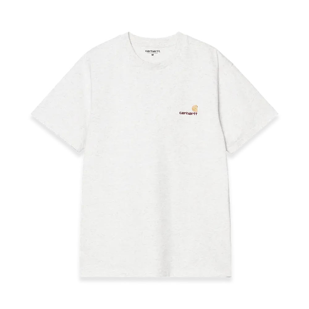 Carhartt WIP S/S American Script T-Shirt "Ash Heather"