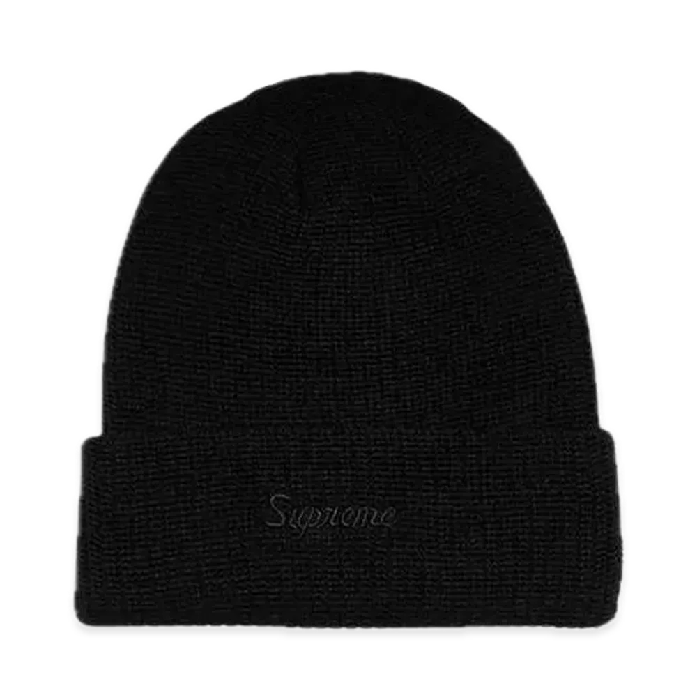 Supreme Loose Gauge Beanie 2 "Black" (21FW)