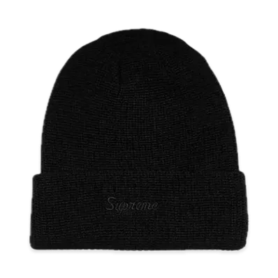 Supreme Loose Gauge Beanie 2 "Black" (21FW)