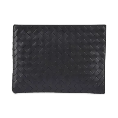Bottega Veneta Half-Zipped Pouch "Black"
