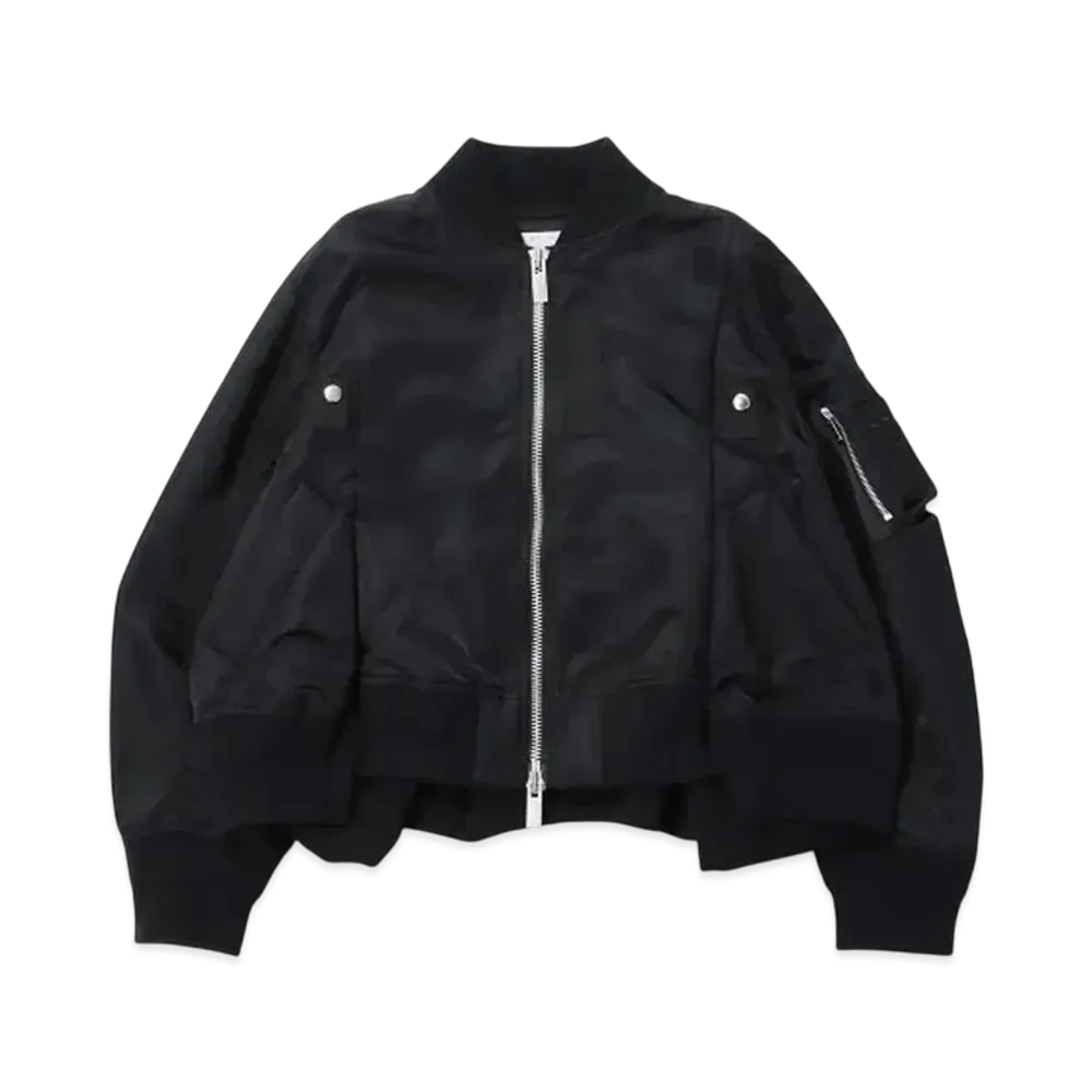 sacai Nylon Twill Blouson "Black"