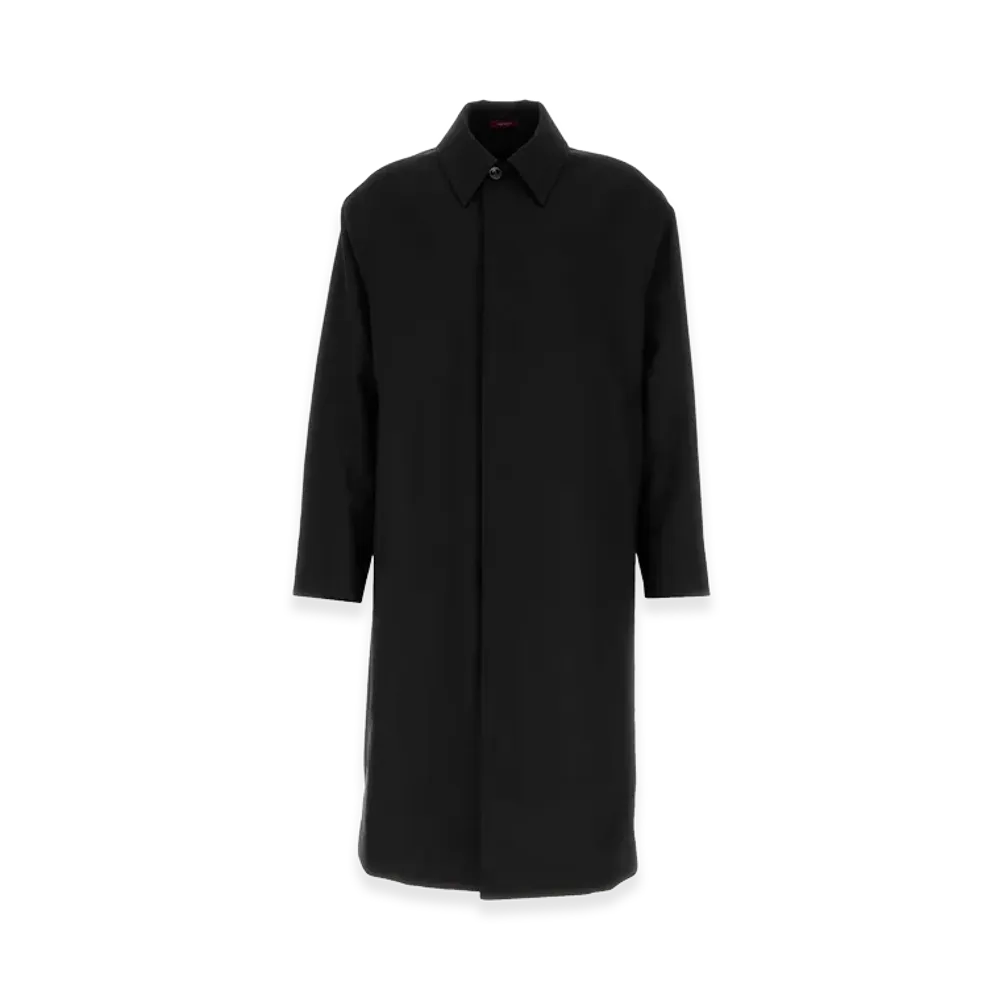 GUCCI Wool Overcoat "Black"