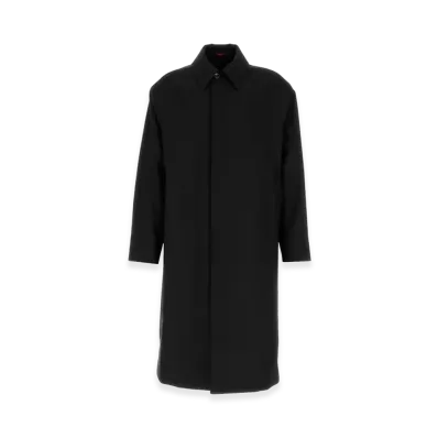 GUCCI Wool Overcoat "Black"