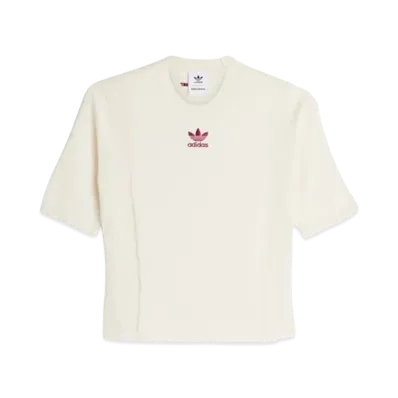adidas x Wales Bonner Knit Short Sleeve Top "Wonder White"