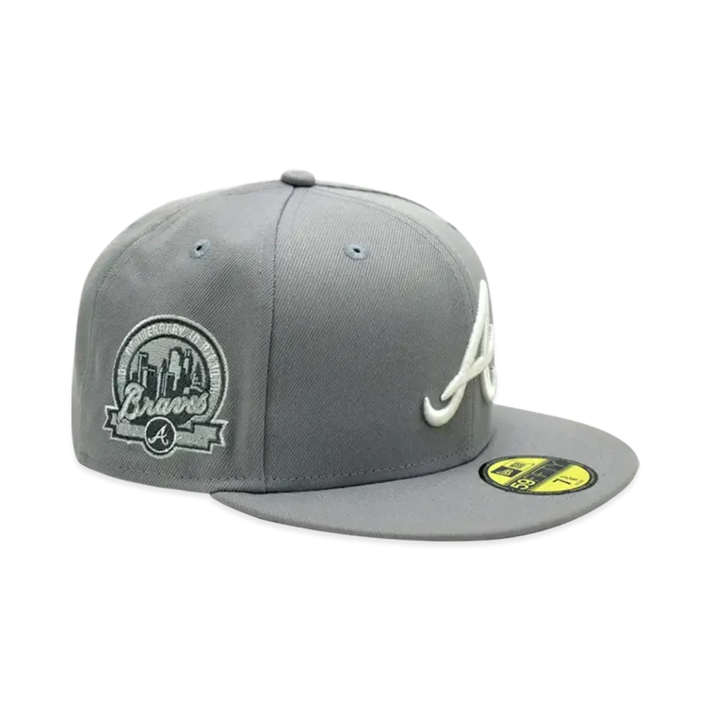 NEW ERA x THE CAP 'Baptized Gray' 59Fifty Atlanta Braves "Gray"