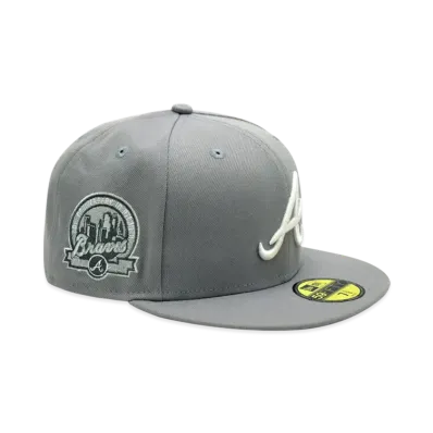 NEW ERA x THE CAP 'Baptized Gray' 59Fifty Atlanta Braves "Gray"