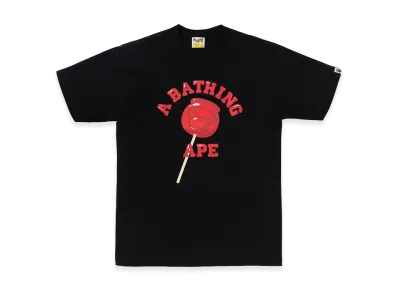 A BATHING APE Baby Milo Candy Apples Tee "Black"