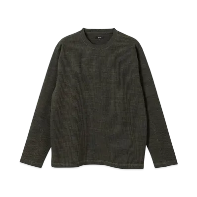 BEAMS Double Face Long Sleeve "Olive"
