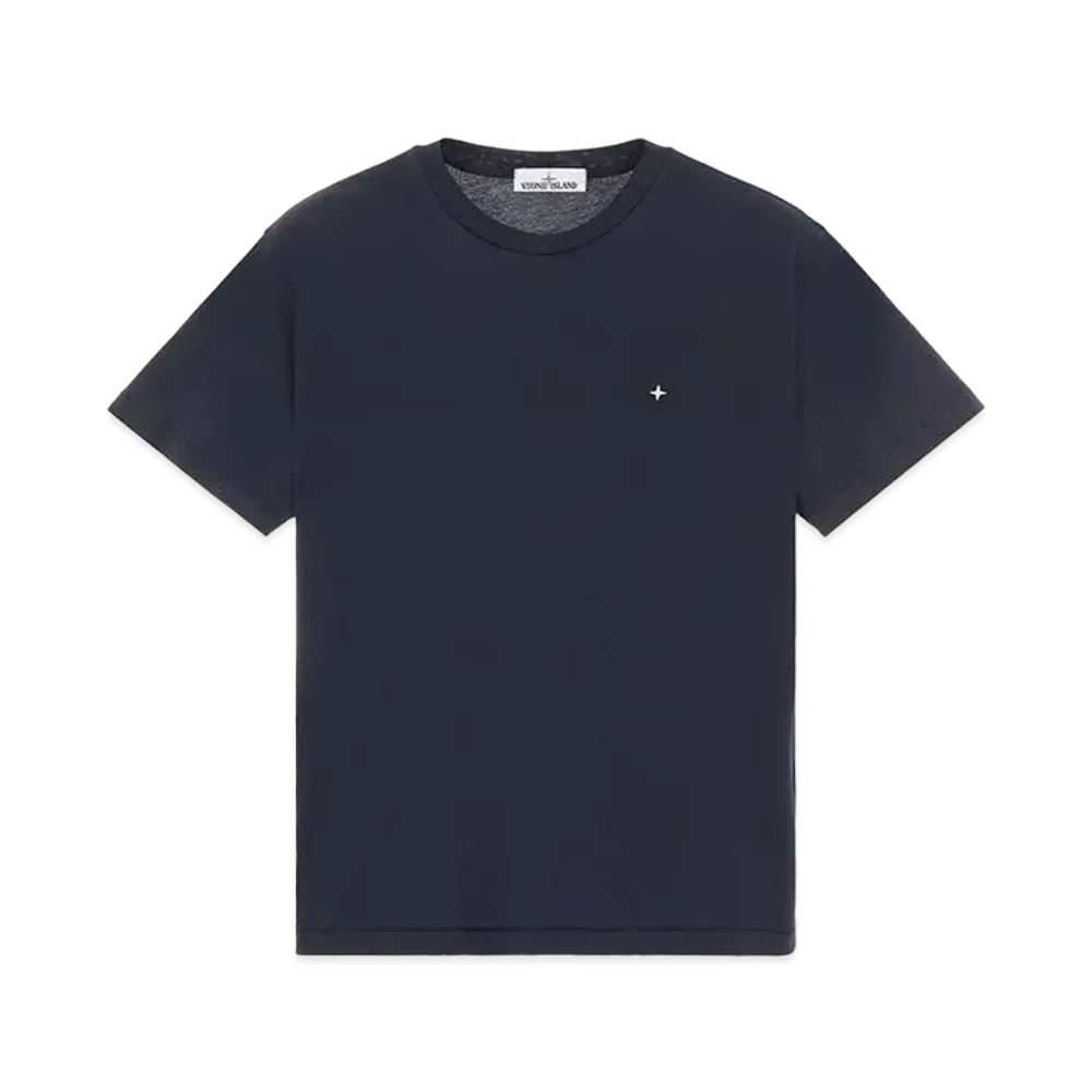 Stone Island 21213 60/2 COTTON JERSEY_SLIM FIT "Ink Blue"