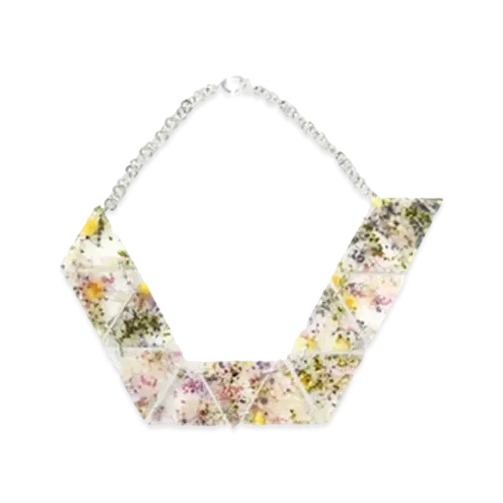 ANREALAGE Flower Polygon Neckless "Colorful"