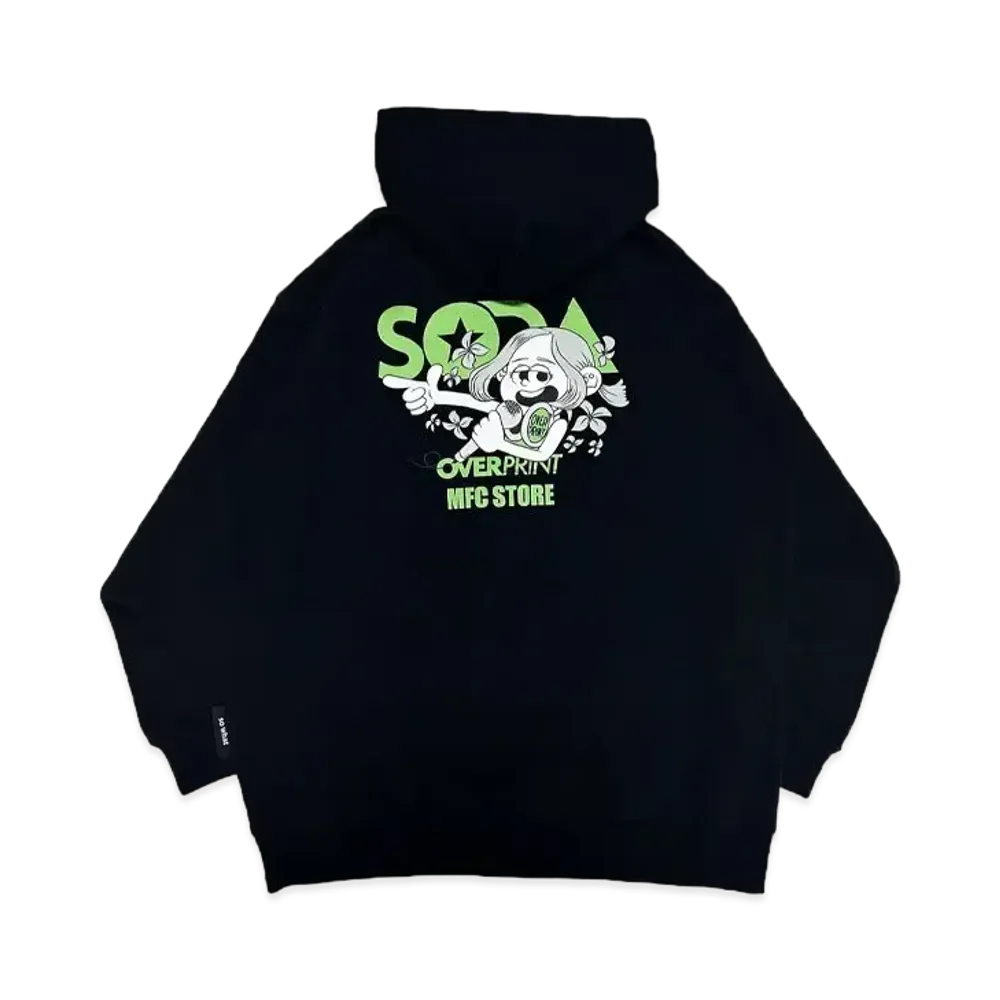 MFC STORE x over print x DJ SODA Ver. Zero Zero Hero Hoodie "Black/Green"