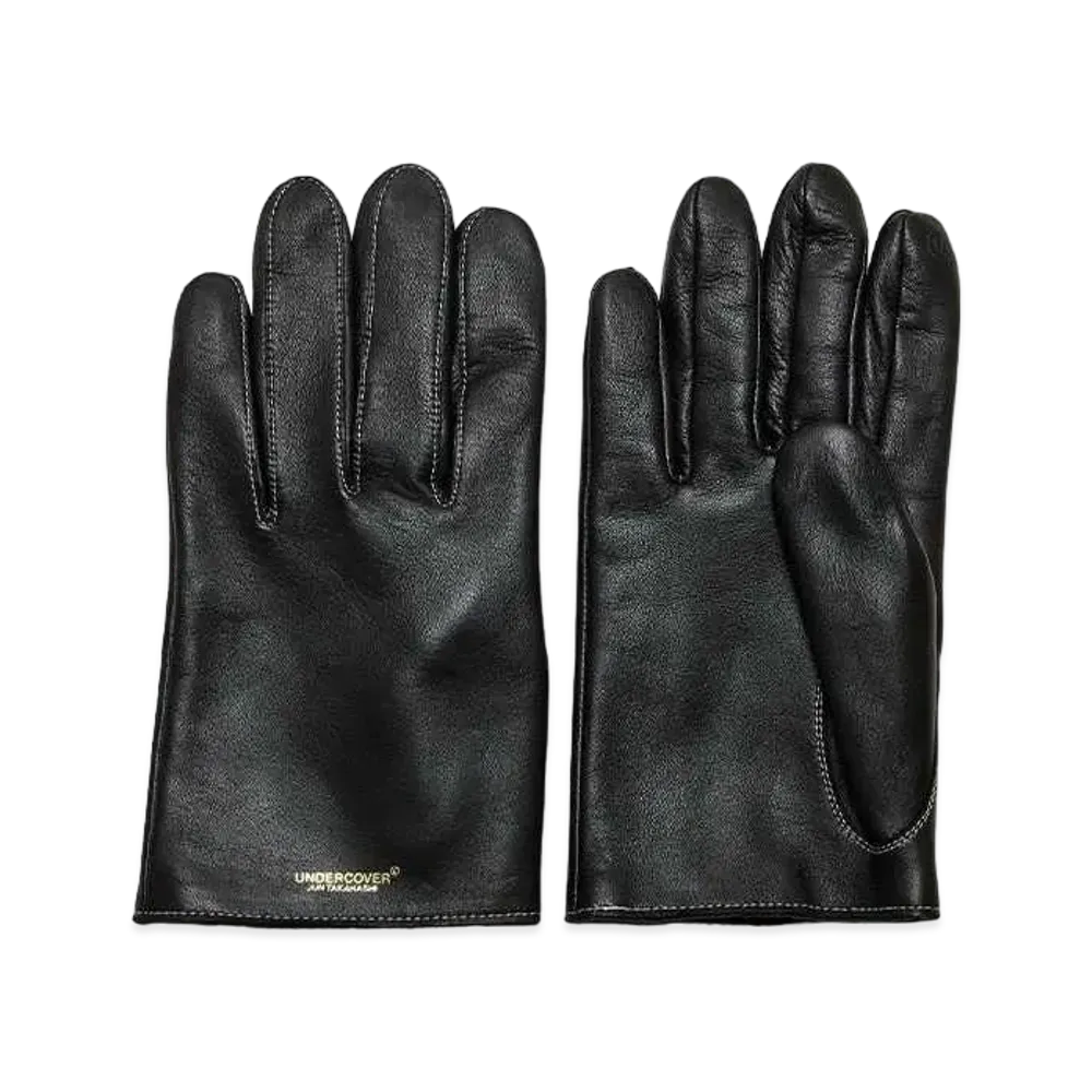 UNDERCOVER Sheepskin Gloves "Black"