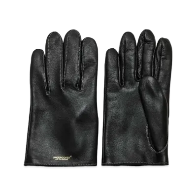 UNDERCOVER Sheepskin Gloves "Black"