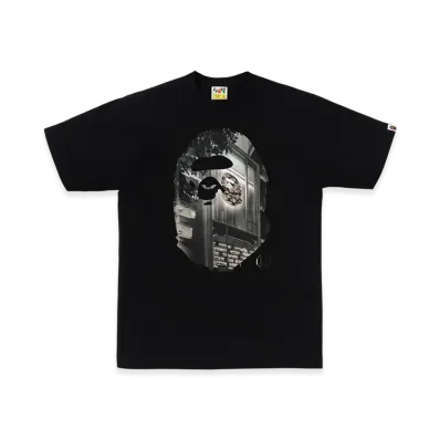 A BATHING APE Think 1st Anniv. Photo Ape Head Tee "Black"