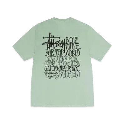 Stussy California Grown Tee Pigment Dyed "Granite"