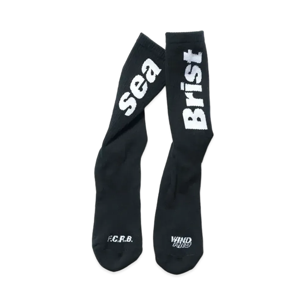 WIND AND SEA BRISTOL SEA REGULAR SOCKS "Black"