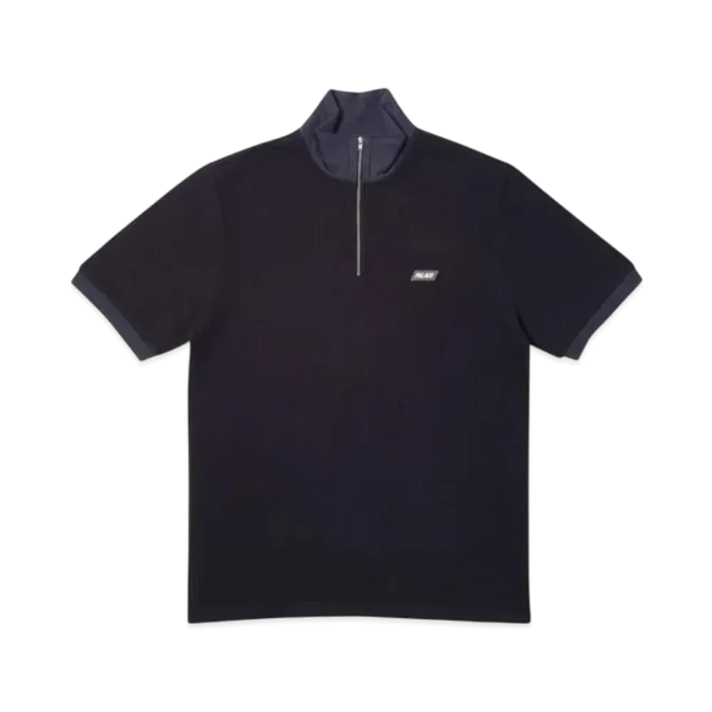 PALACE Zipped Polo "Black"