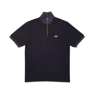 PALACE Zipped Polo "Black"
