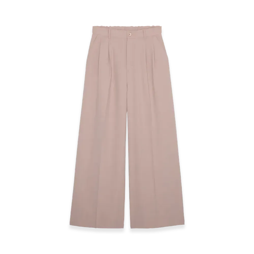 POINTLESS JOURNEY PJ Basic Slacks "Dusty Pink"