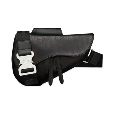 Dior Saddle Bag Dior Oblique Galaxy Leather "Black"