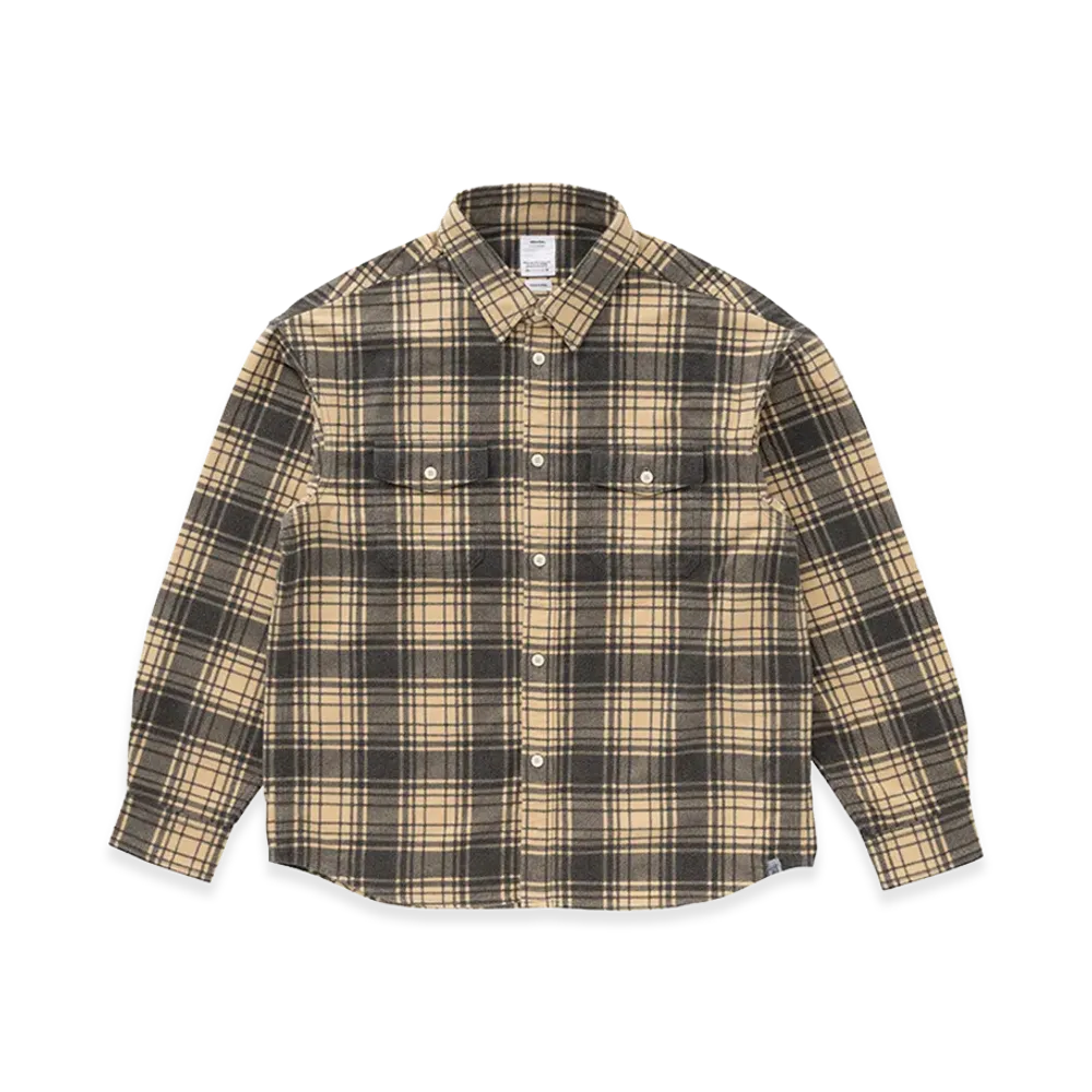 visvim Pioneer Check L/S "Beige"