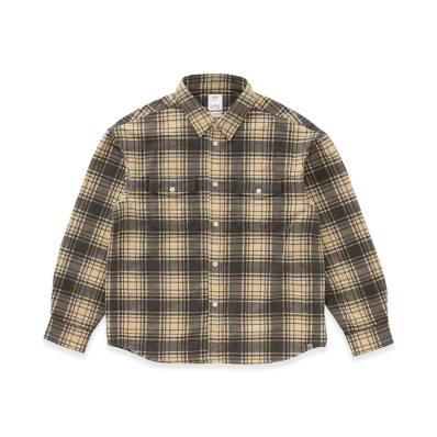 visvim Pioneer Check L/S "Beige"