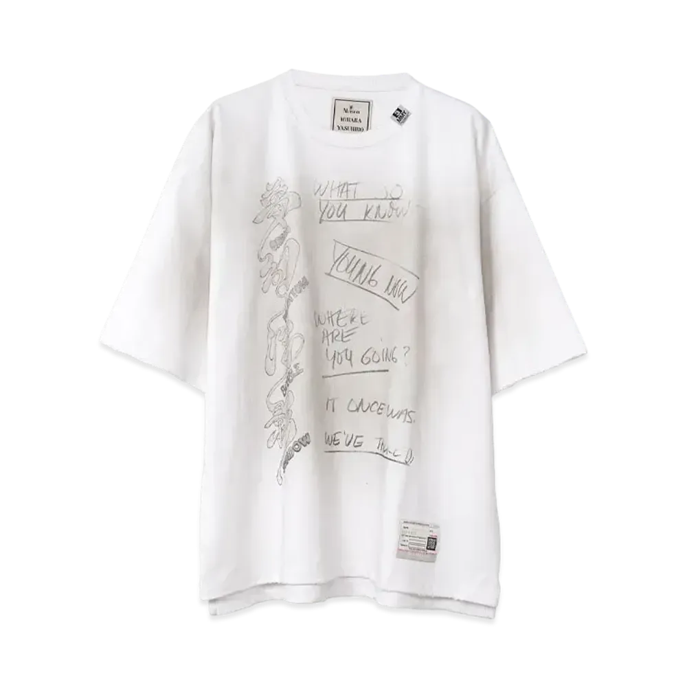 Maison MIHARA YASUHIRO EXCLUSIVE Print T-shirt "White"