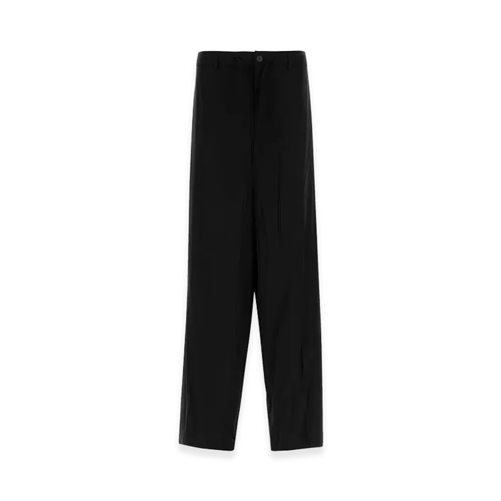 BALENCIAGA Lyocell Wide-Leg Pant "Black"