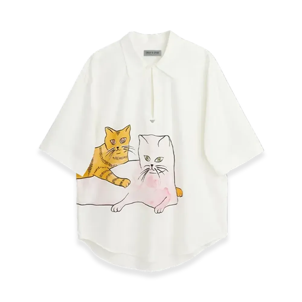 OUR LEGACY Work Shop Pantelleria Shirt "Sul Sofa Gatto"