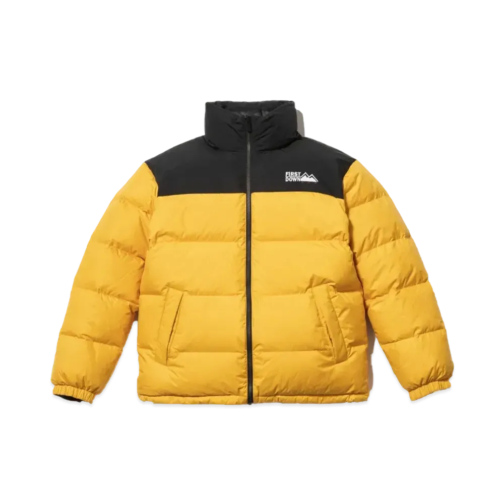 FIRST DOWN REVERSIBLE DOWN JACKET "Yellow/Black"