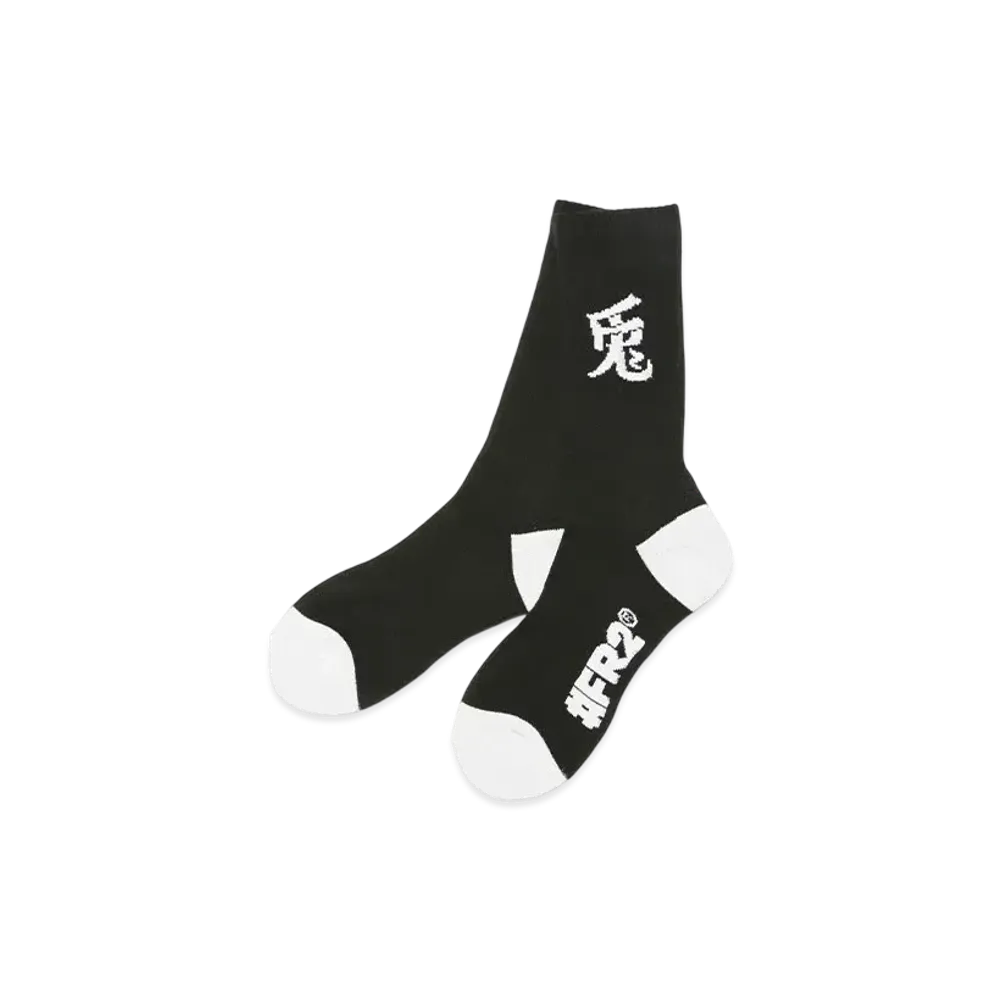 FR2 Crazy Sensual Rabbit Socks "Black"