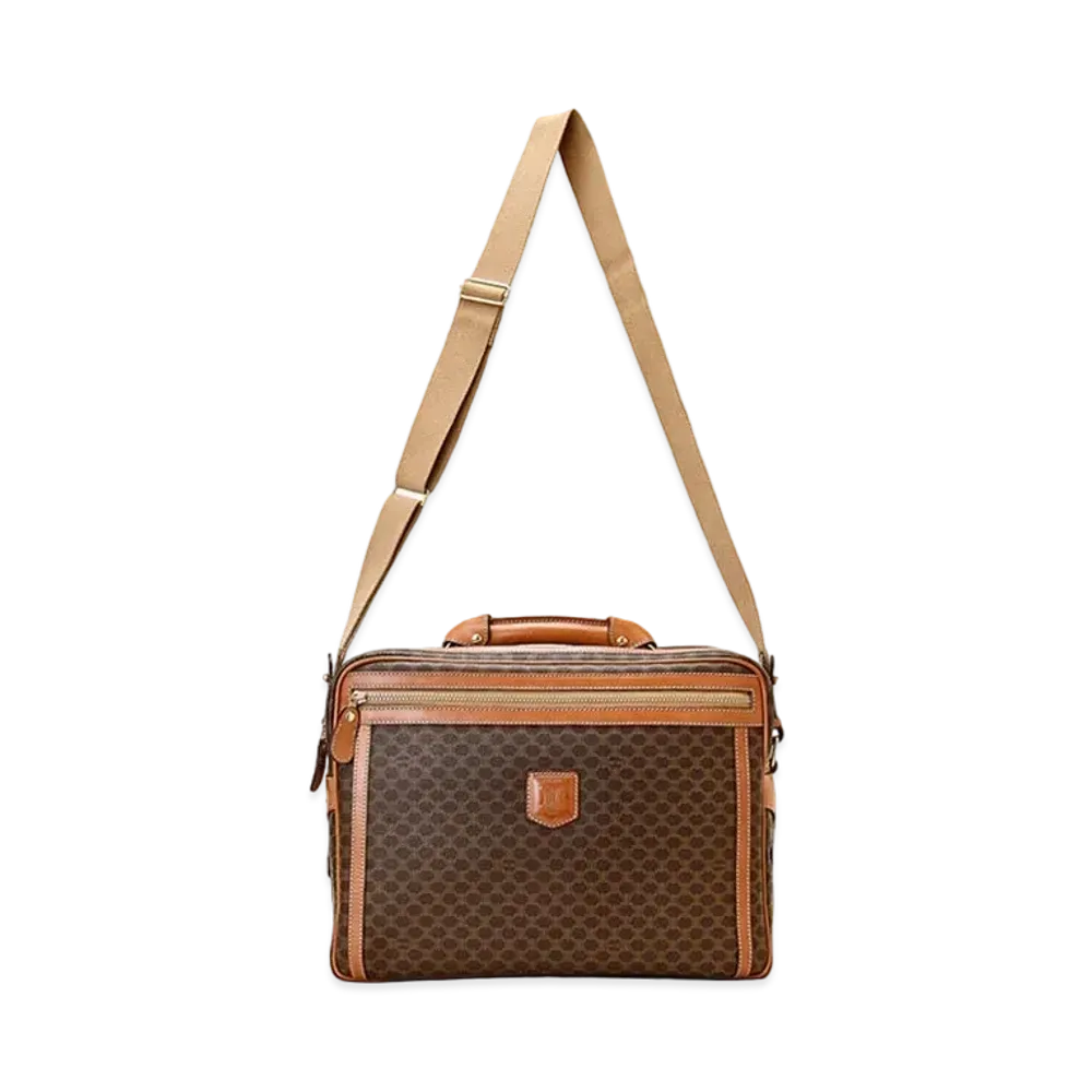 CELINE Macadam Briefcase "Brown"