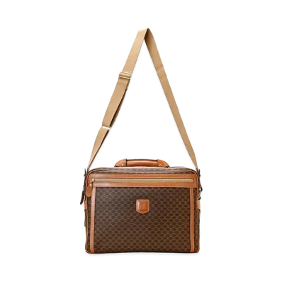 CELINE Macadam Briefcase "Brown"
