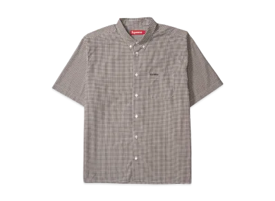 Supreme Gingham S/S Shirt "Brown"