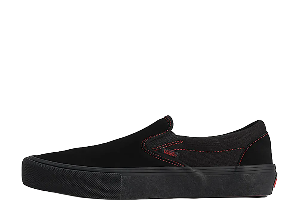 Vans Skate Slip-On "Black/Red"