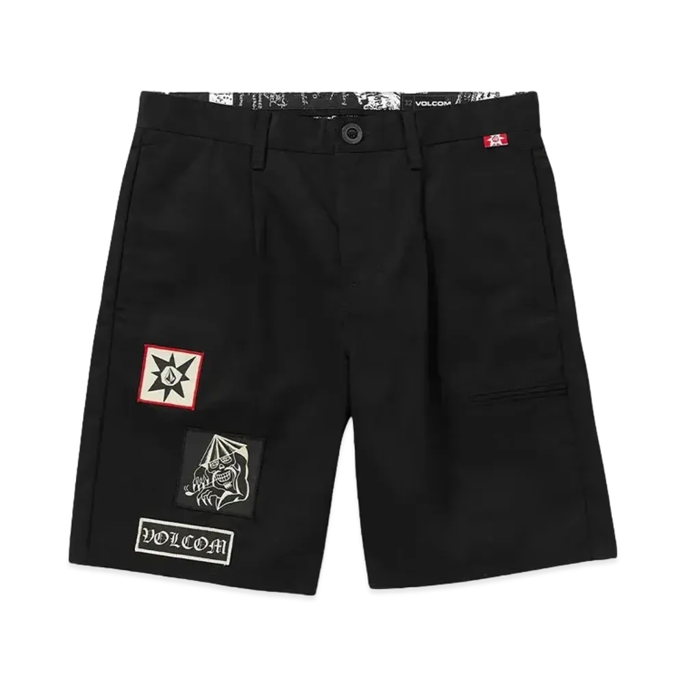 VOLCOM TOKYO TRUE FEATURED ARTIST YUSUKE SERVICES SHORT "BLACK"