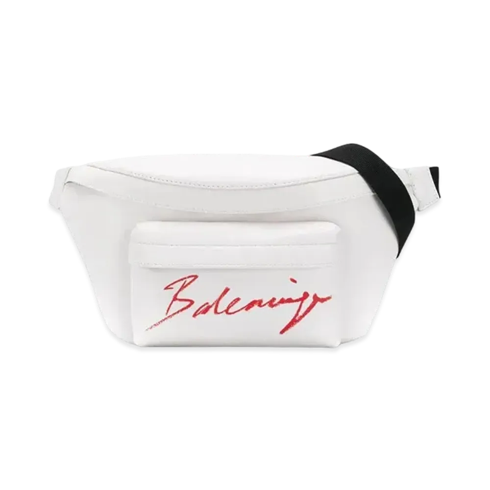 BALENCIAGA Signature Everyday Waist Bag "White"