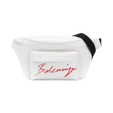 BALENCIAGA Signature Everyday Waist Bag "White"