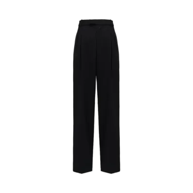 Alexander McQUEEN Tuxedo Pleated Pants "Black"