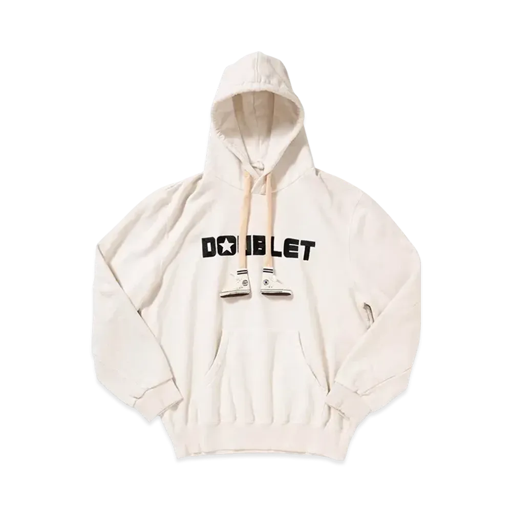 Converse x doublet Jack Purcell All Star Embroidery Hoodie "White"