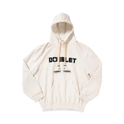 Converse x doublet Jack Purcell All Star Embroidery Hoodie "White"