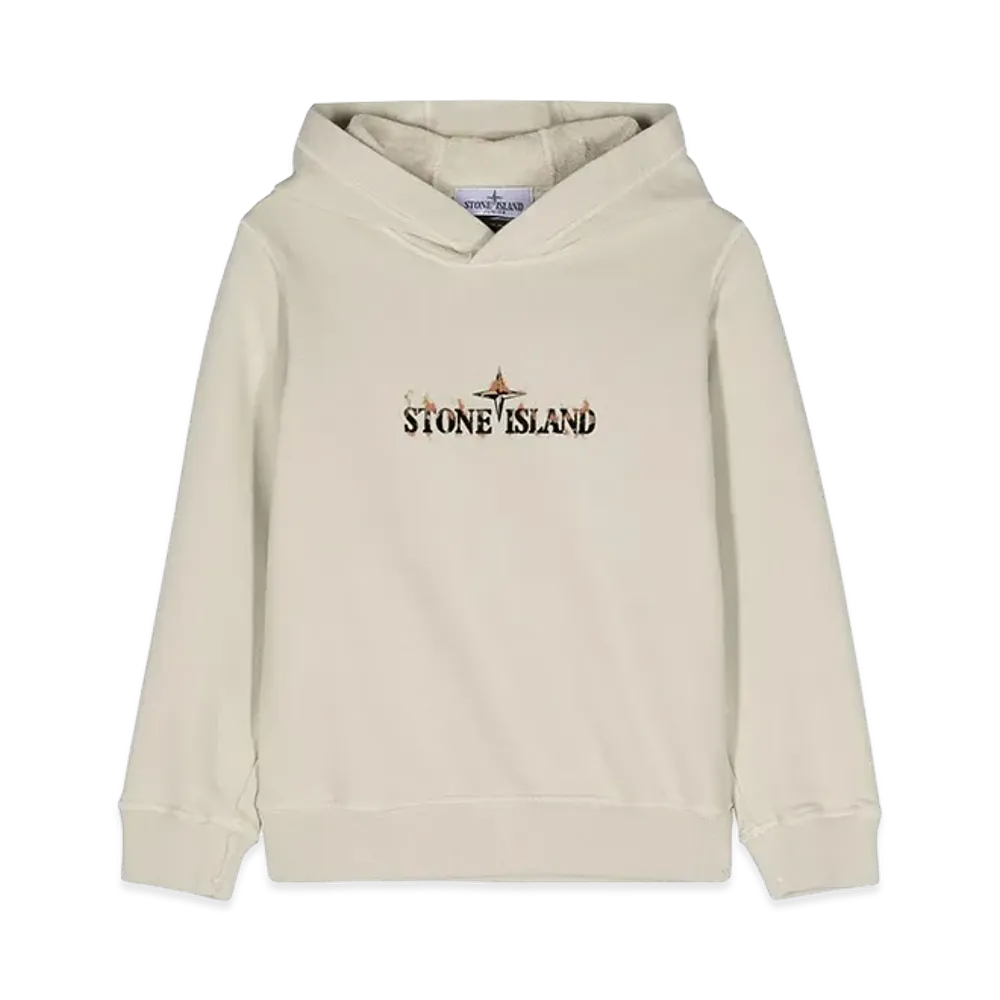 Stone Island Kids Hoodie "Beige"